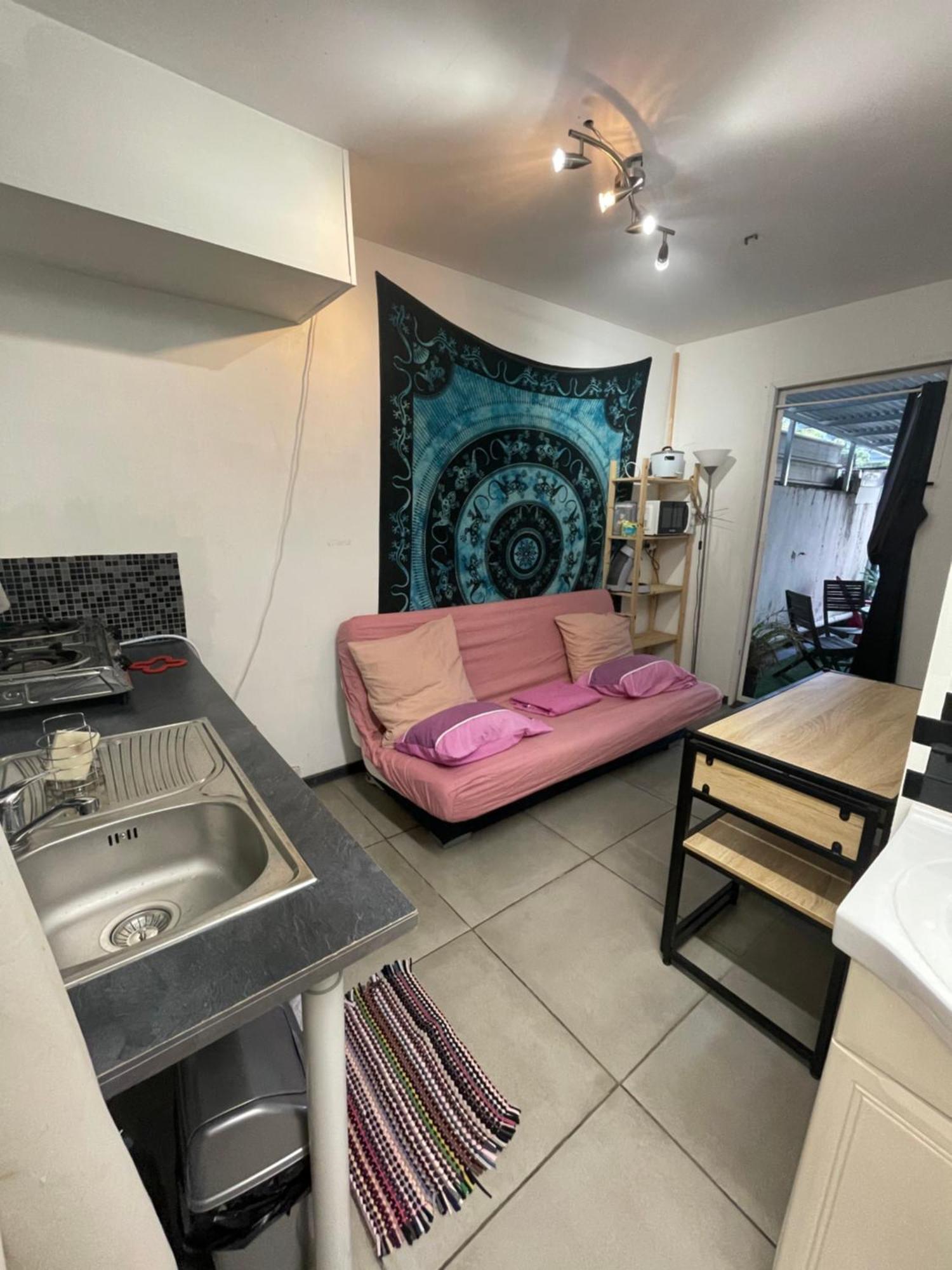 Mobilhome Pour 2 Personnes Le Tampon Bagian luar foto